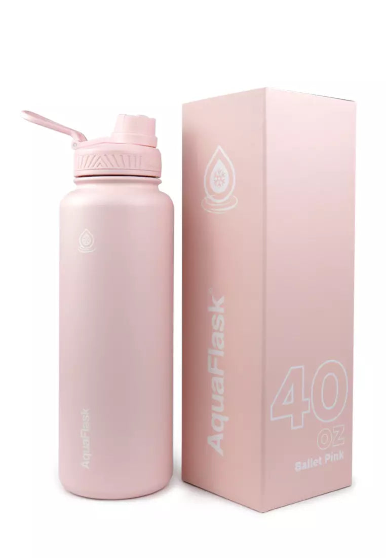 AquaFlask Original Vacuum Bottles (40oz) Ballet Pink
