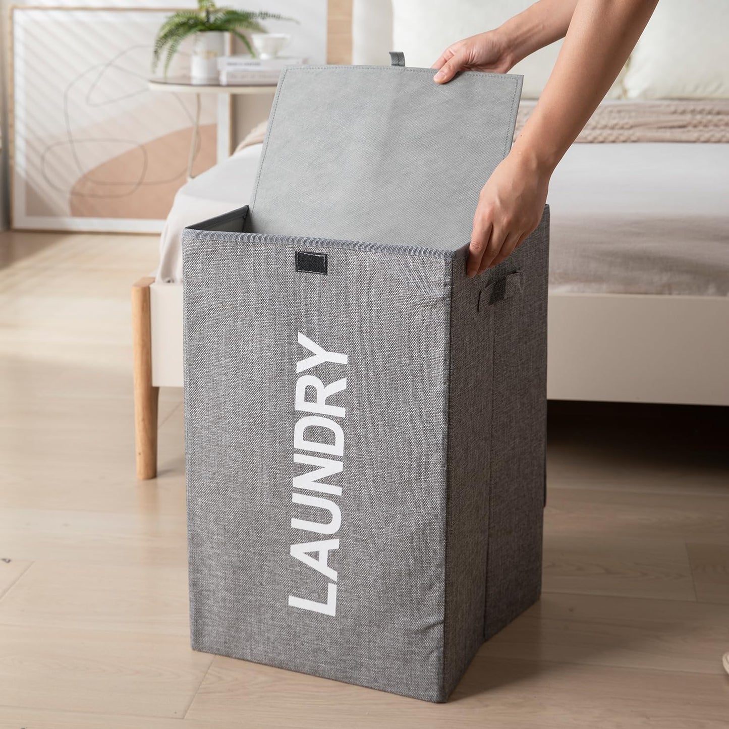Laundry Basket with Lid