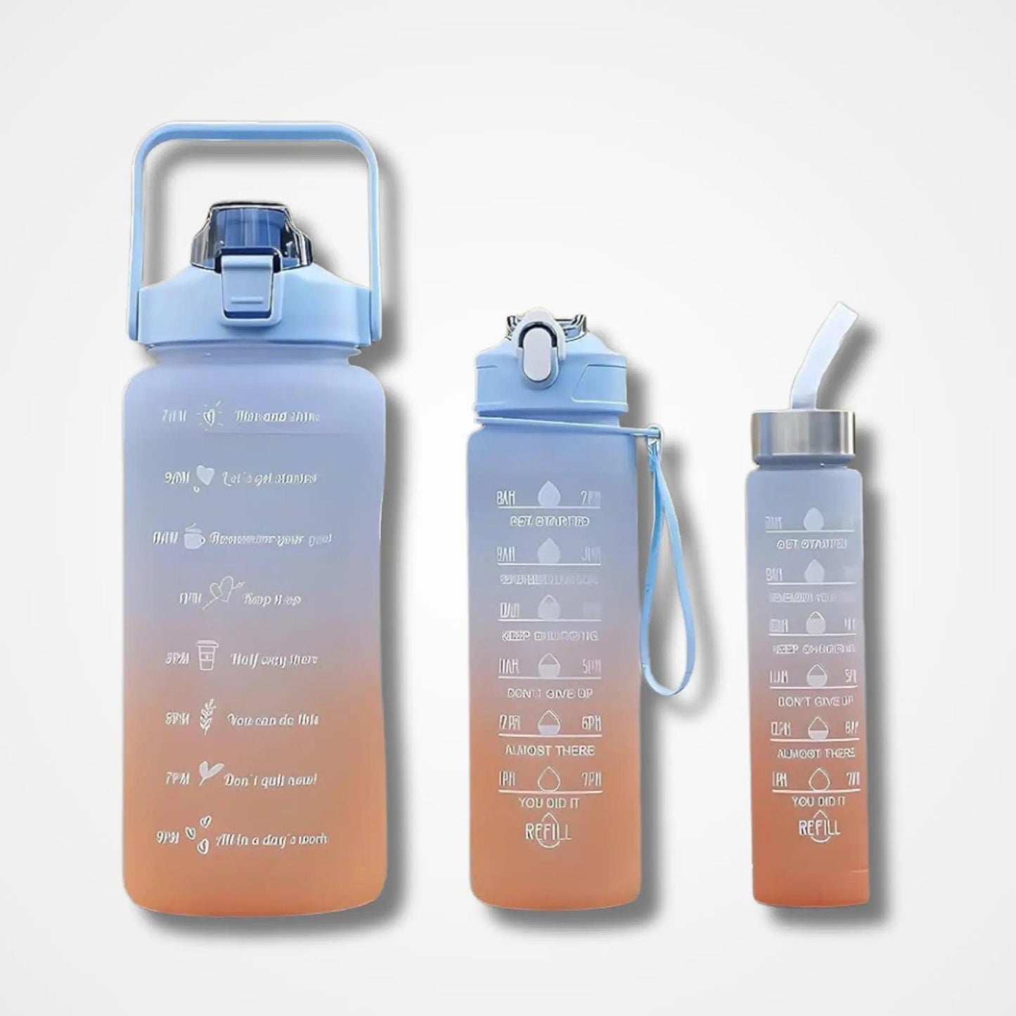 Motivational Water Bottle Time Marker