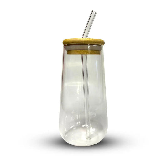 Oval Shaped Glass Tumbler