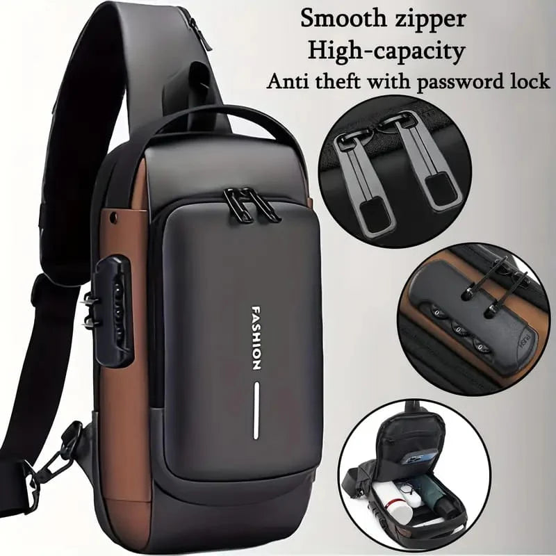 Cross Body Bag with USB Charging Port