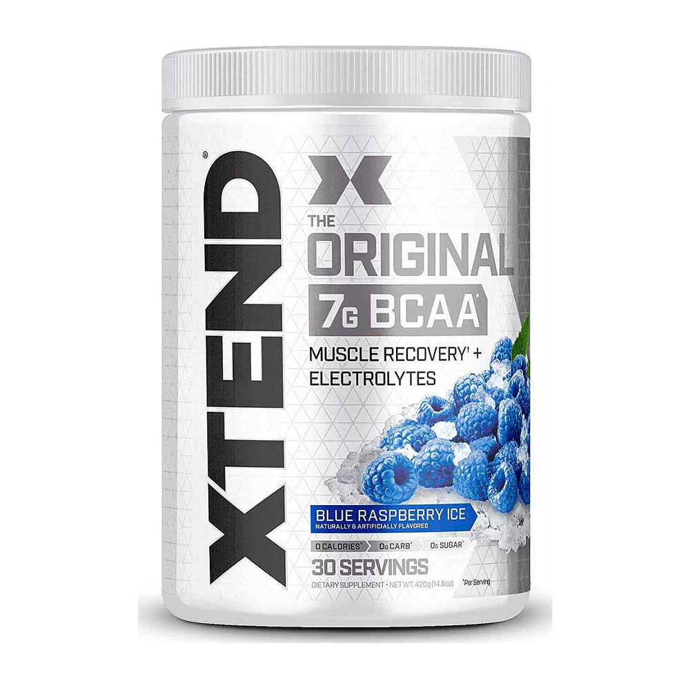 Xtend Orignal Bcaa Blue Raspberry Ice 405g 30 Servings - osbshop.pk
