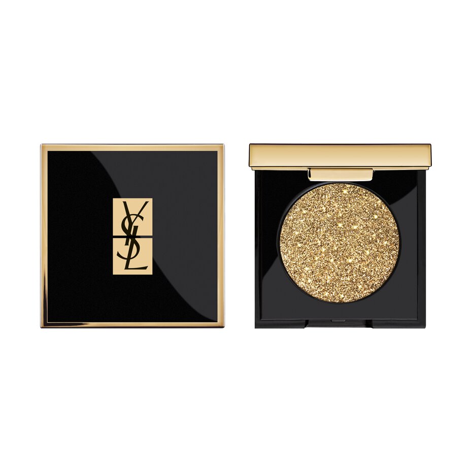 YSL Sequin Crush Glitter Shot Eyeshadow, 1 Legendary Gold osbshop.pk