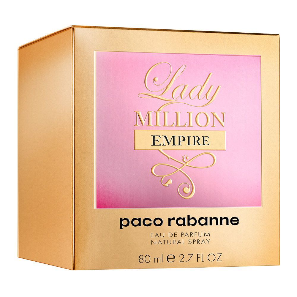 Paco Rabanne Lady Million Empire Eau De Parfum, Fragrance For Women, 80ml osbshop.pk