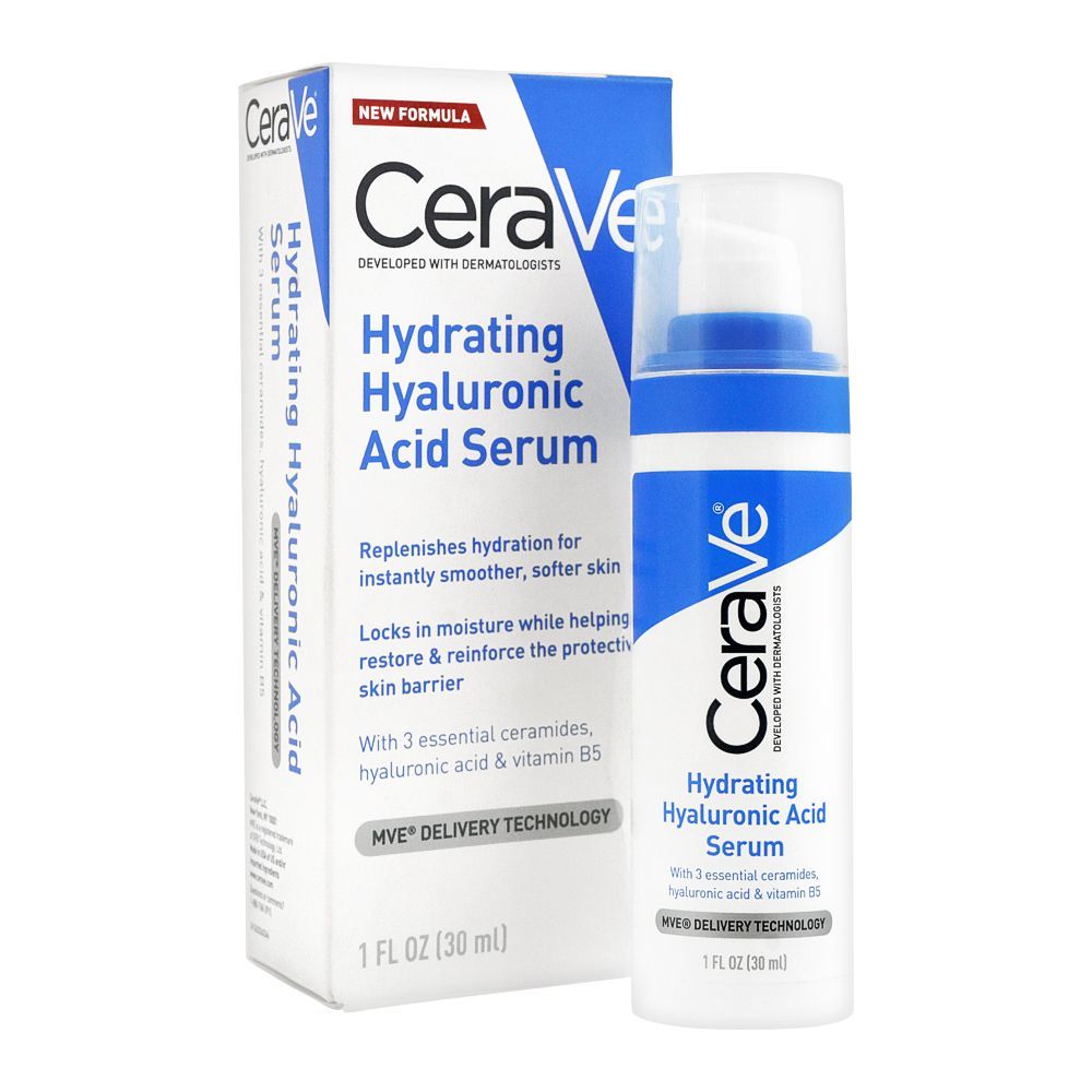 CeraVe Hydrating Hyaluronic Acid Serum For Softer Skin, 30ml osbshop.pk