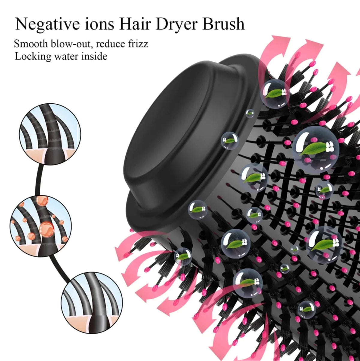 One Step 3 In 1 Hot Air Brush osbshop.pk