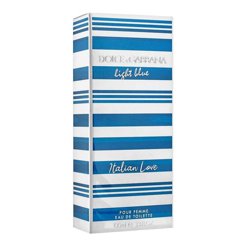 Dolce & Gabbana Light Blue Italian Love Pour Femme 22, Eau De Toilette, 100ml osbshop.pk