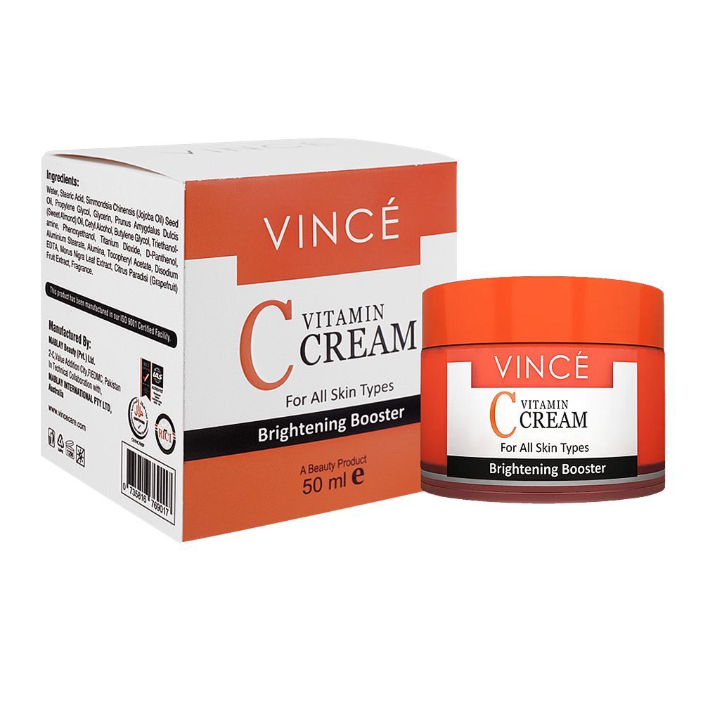 Vince Vitamin C Brightening Booster Cream 50ml osbshop.pk
