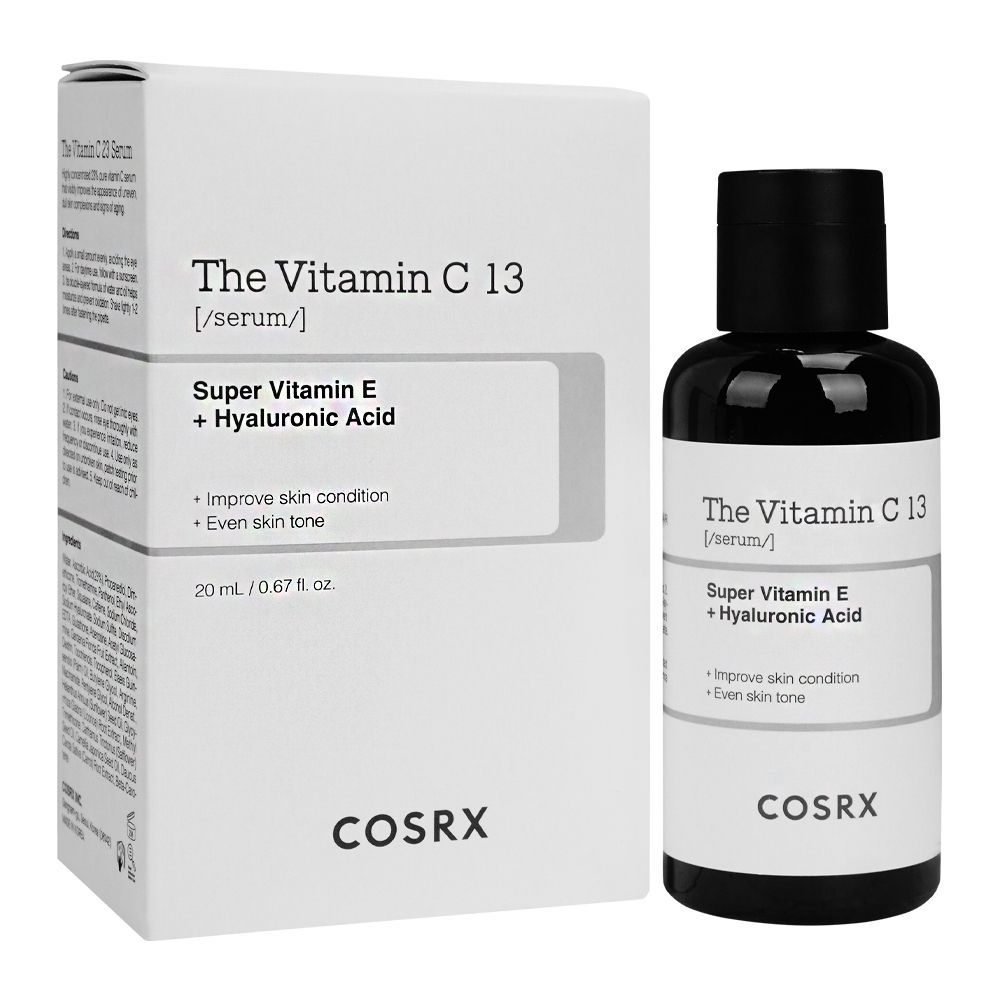 COSRX The Vitamin C 13 Super Vitamin E + Hyaluronic Acid Serum, 20ml osbshop.pk