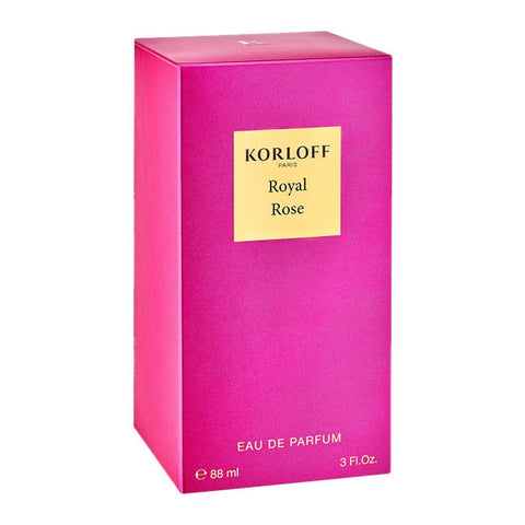 Korloff Royal Rose Eau De Parfum, For Women, 88ml osbshop.pk