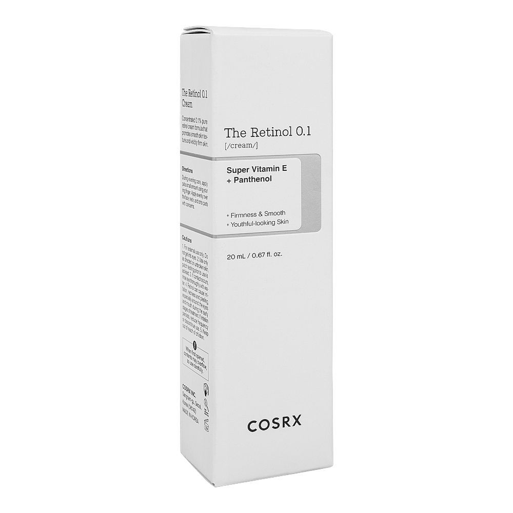 COSRX The Retinol 0.1 Cream, Anti Aging, 20ml osbshop.pk