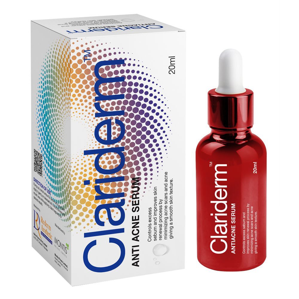 Clariderm Anti-Acne Serum 20ml osbshop.pk