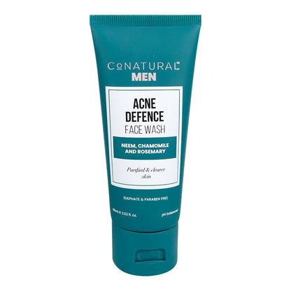 CoNatural Acne Defence Face Wash With Neem, 60ml Pack of 2
