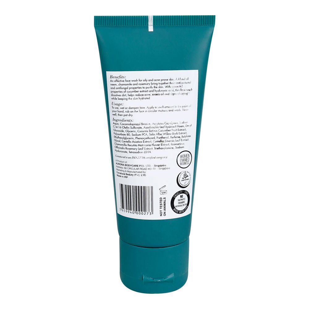 CoNatural Acne Defence Face Wash With Neem, 60ml Pack of 2