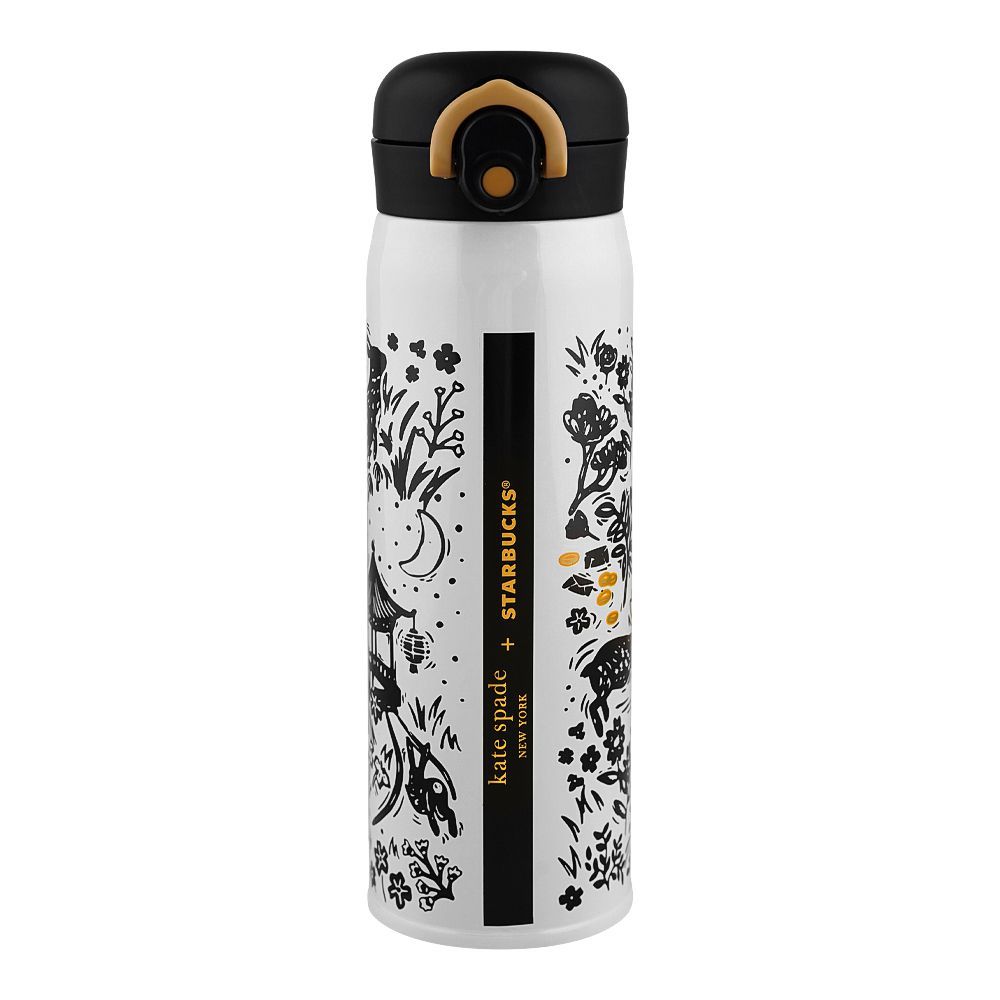 Starbucks Sakura Tumbler Bottle White & Black osbshop.pk