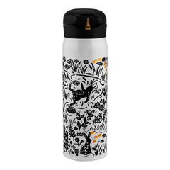 Starbucks Sakura Tumbler Bottle White & Black osbshop.pk