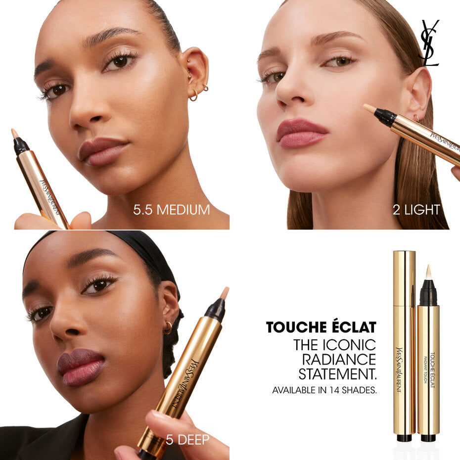 Yves Saint Laurent Touche E'Clat Illuminating Highlighter Pen, 1.5 Luminious Silk osbshop.pk
