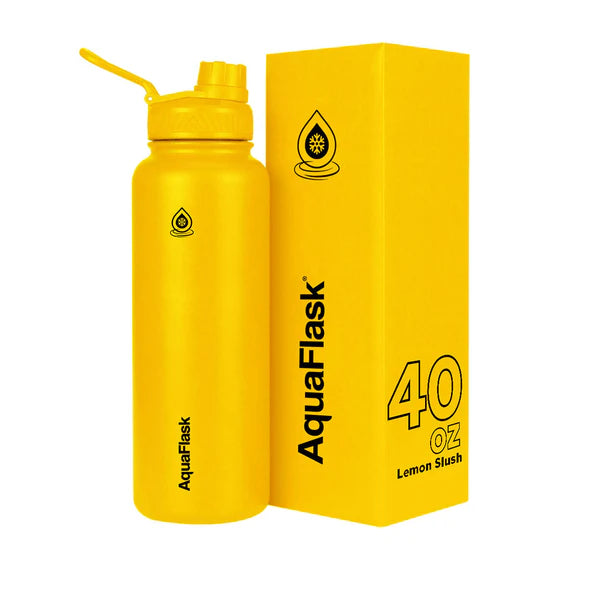AquaFlask Original Vacuum Bottles (40oz) Lemon Rush osbshop.pk