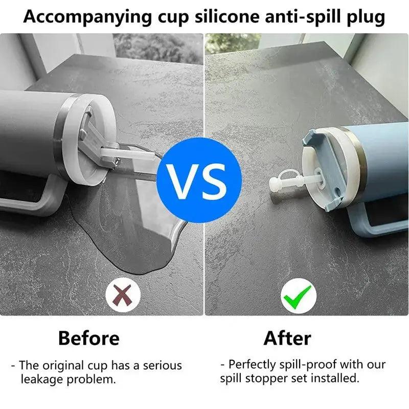 1Set Straw Cover Spill Stopper - osbshop.pk