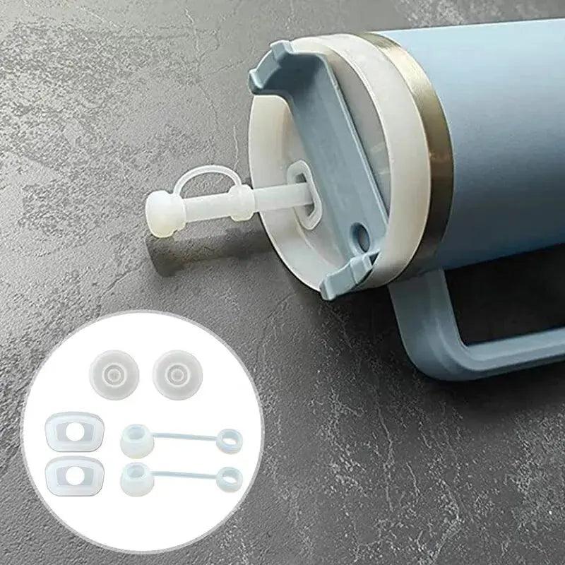 1Set Straw Cover Spill Stopper - osbshop.pk