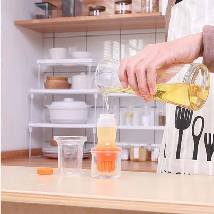 Silicon Brush Oil Bottle