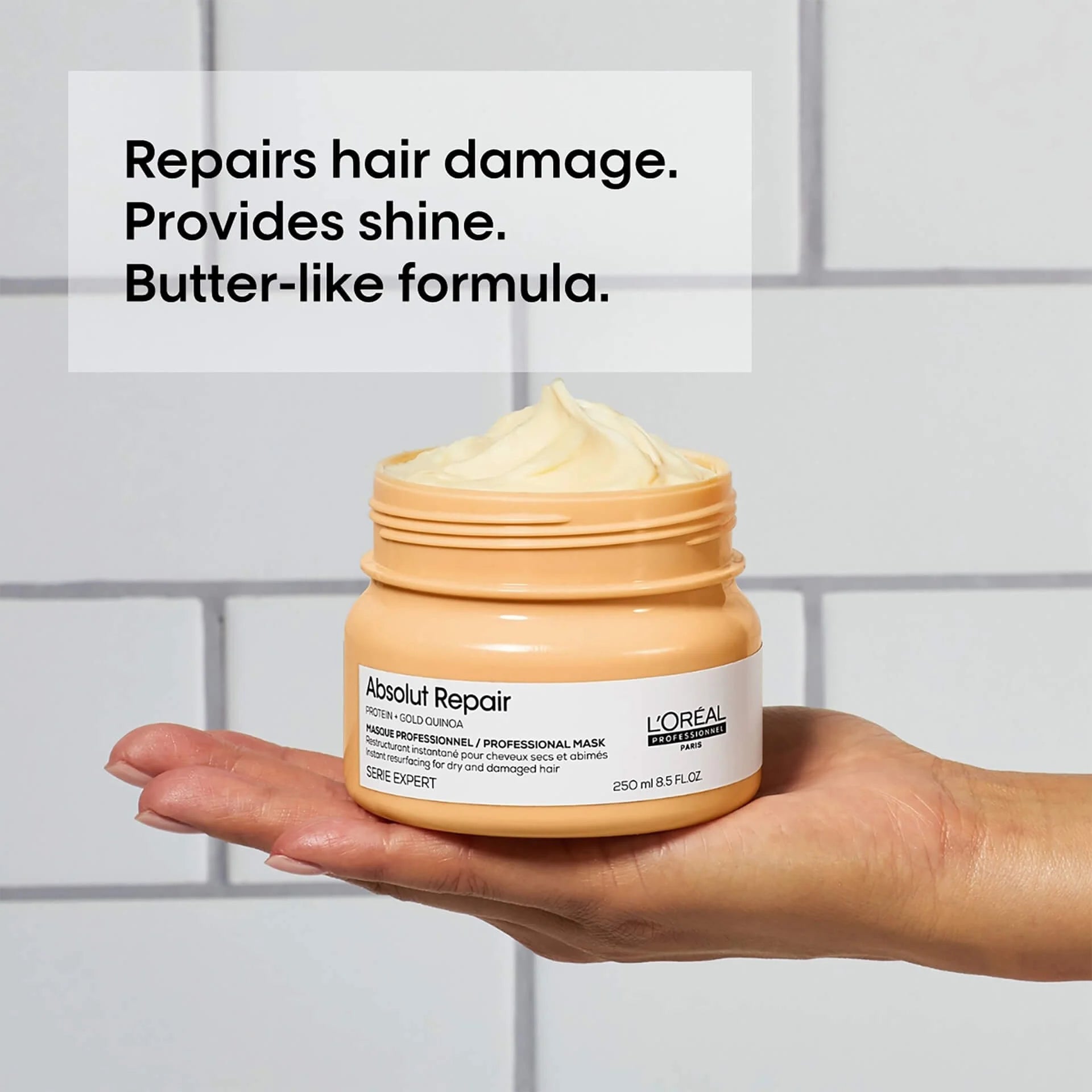 L'Oreal Absolut Repair Protein Treatment Hair Mask 250ml osbshop.pk