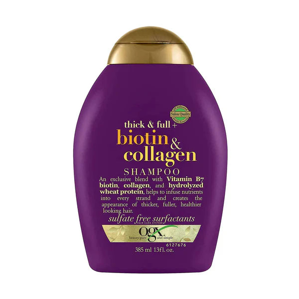 OGX Shampoo Thick & Full Biotin & Collagen 385Ml osbshop.pk