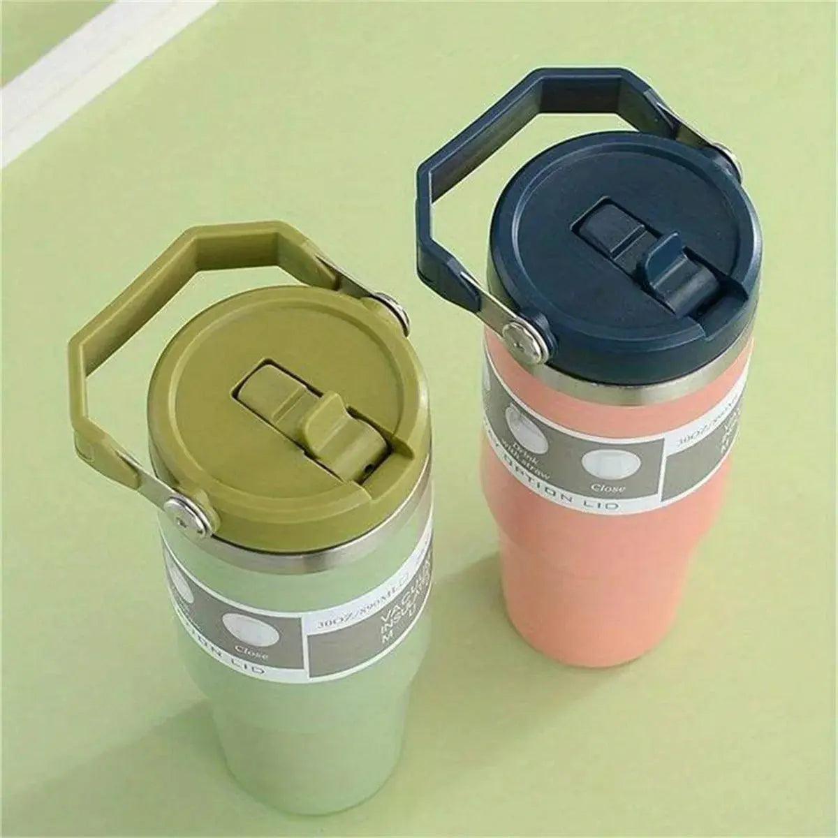 30oz Vacuum Tumbler with Lid Stainless Steel - osbshop.pk