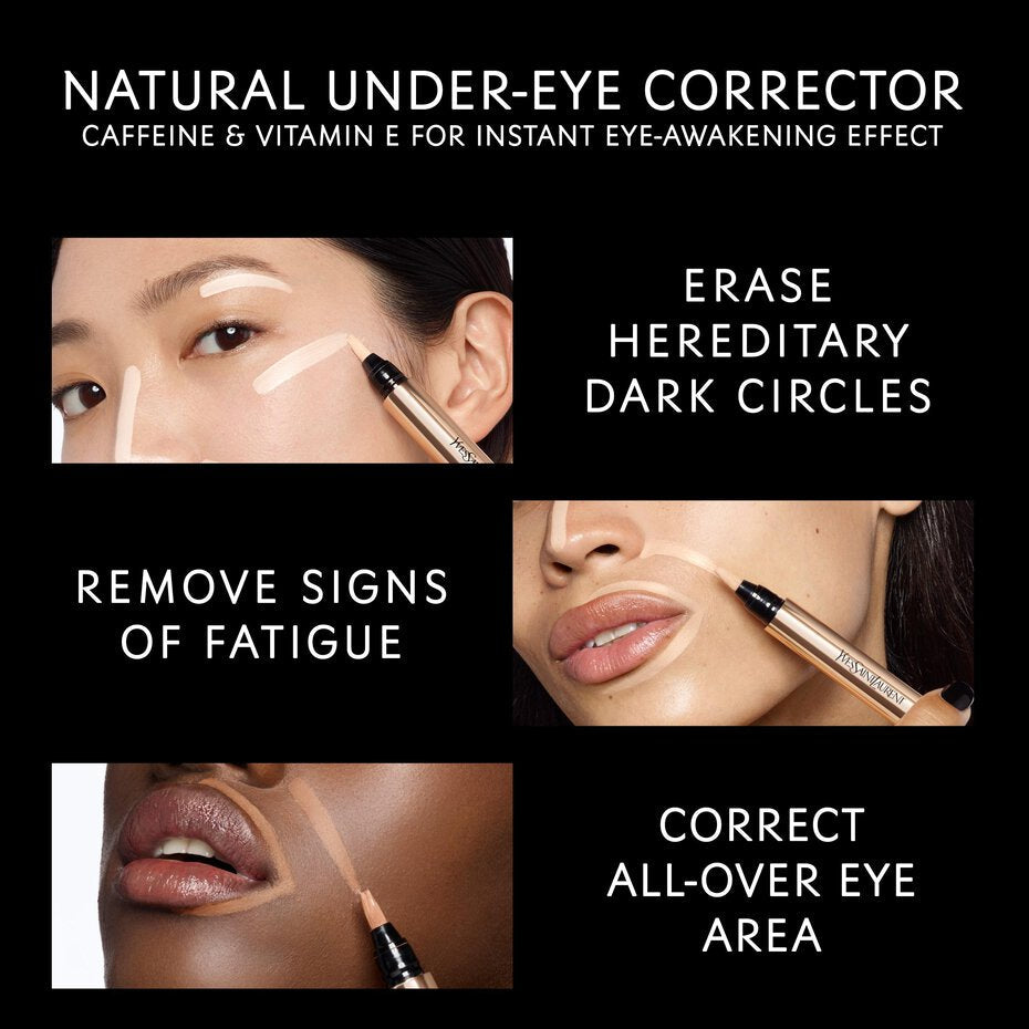 YSL Touche E'Clat High Cover Radiant Concealer, 1 Porcelain