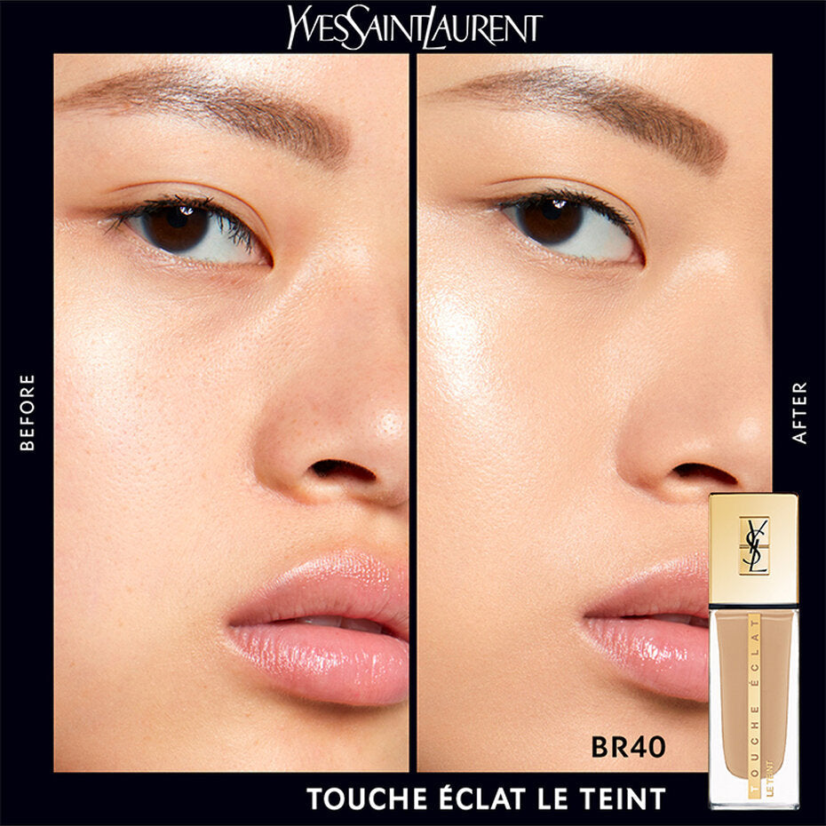 YSL Touche Eclat Le Teint Liquid Foundation, BR40 Cool Sand osbshop.pk
