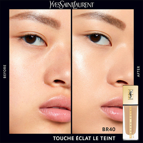 YSL Touche Eclat Le Teint Liquid Foundation, BR40 Cool Sand osbshop.pk