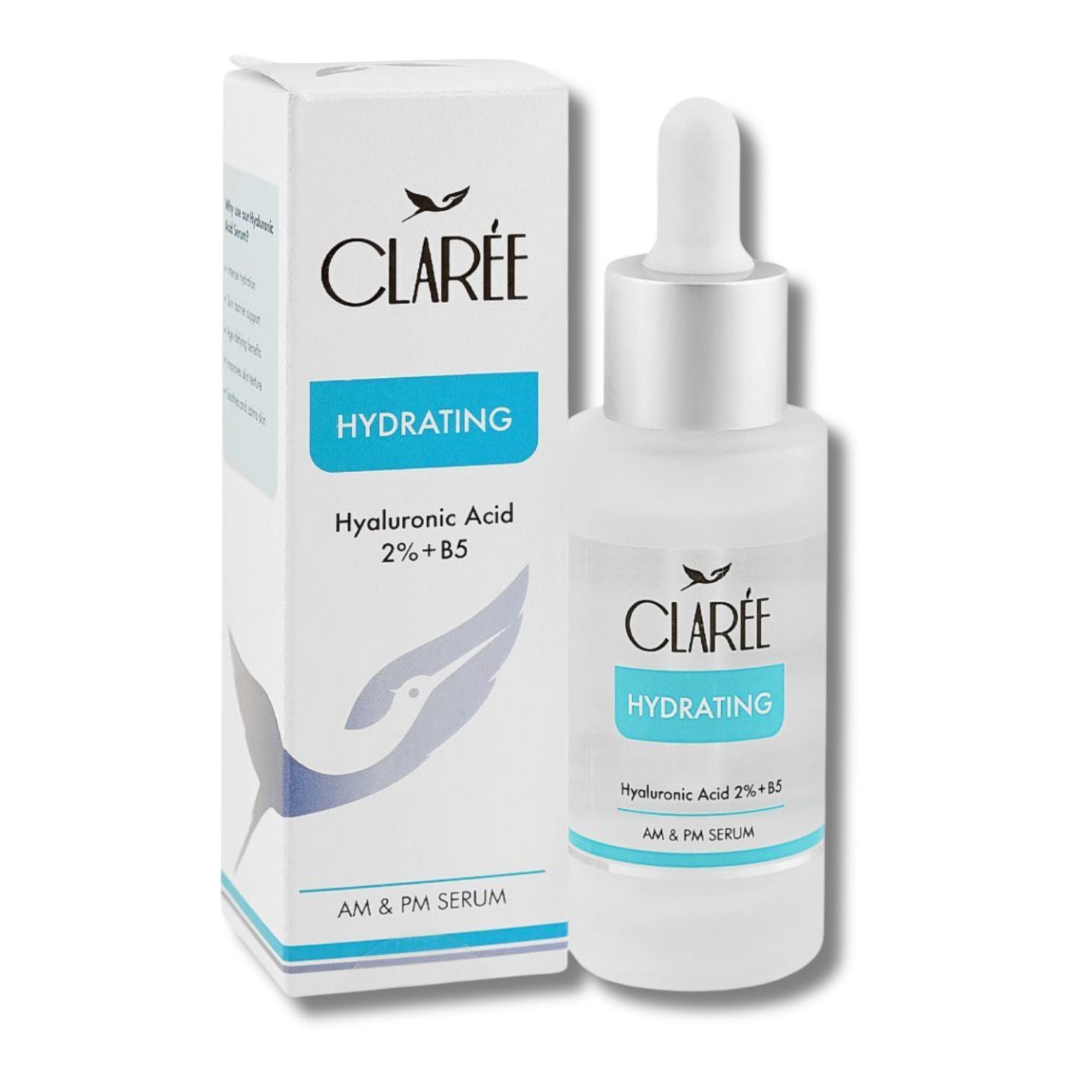Claree Hydrating Hyaluronic Acid 2% + B5 Serum, 30ml osbshop.pk