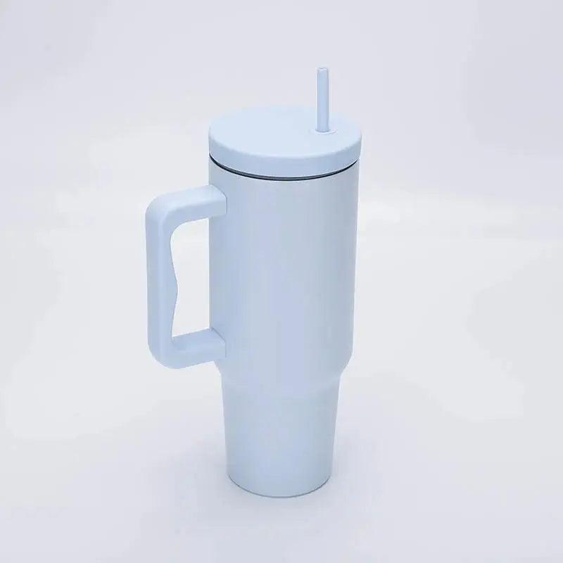 40 oz Tumbler with Handle and Straw Lid - osbshop.pk
