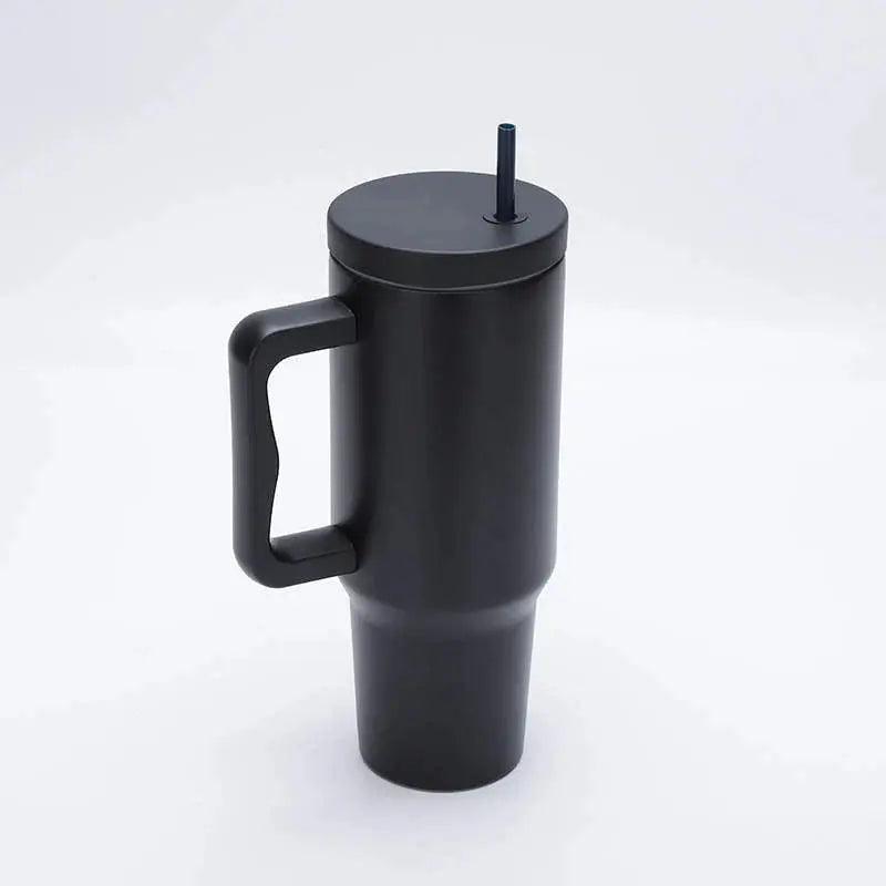 40 oz Tumbler with Handle and Straw Lid - osbshop.pk