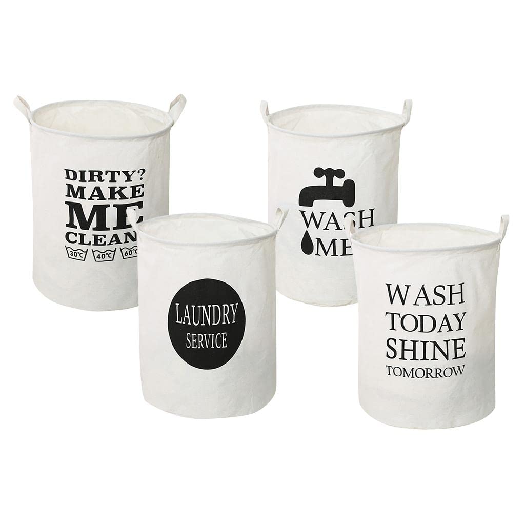 White Laundry Basket osbshop.pk