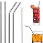 Stainless Steel Straws for Drinking with Brushes - osbshop.pk