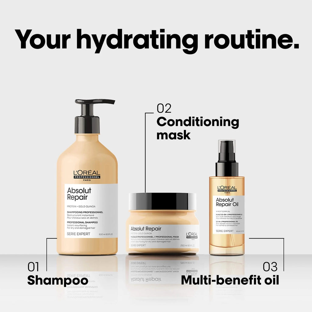 L'Oreal Absolut Repair Protein Treatment Hair Mask 250ml osbshop.pk