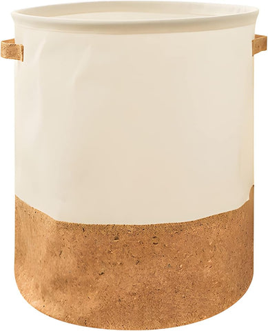 White Laundry Basket osbshop.pk