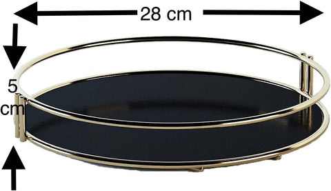 Golden Vanity Display with Mirror osbshop.pk