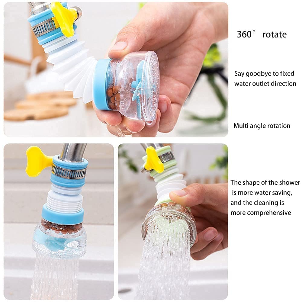 Kitchen Tap Extension Flexible Anti Splash Water - osbshop.pk