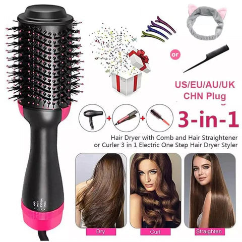 One Step 3 In 1 Hot Air Brush osbshop.pk