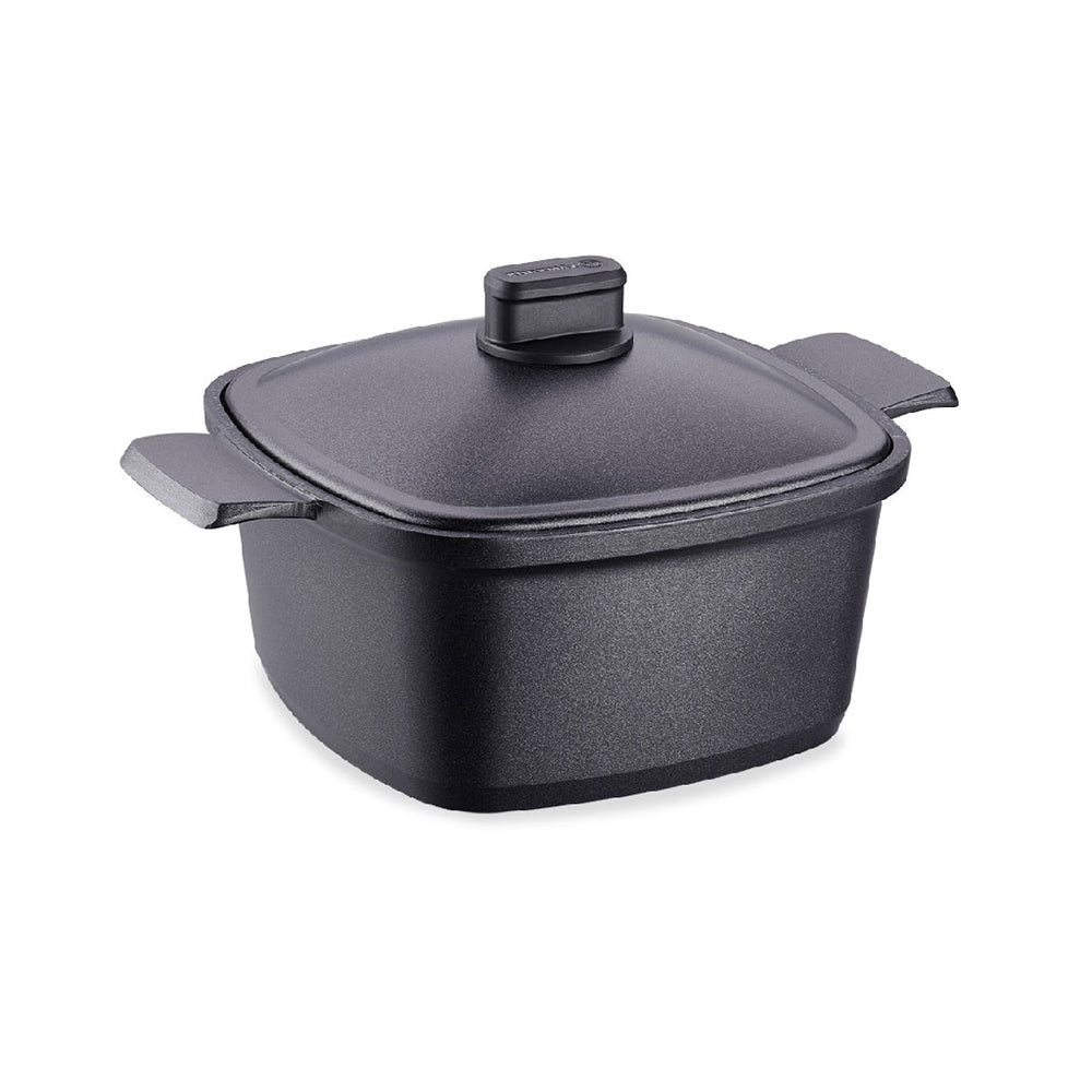 Square Cast Iron Casserole 24 x 24 x 11.5 cm KORKMAZ osbshop.pk