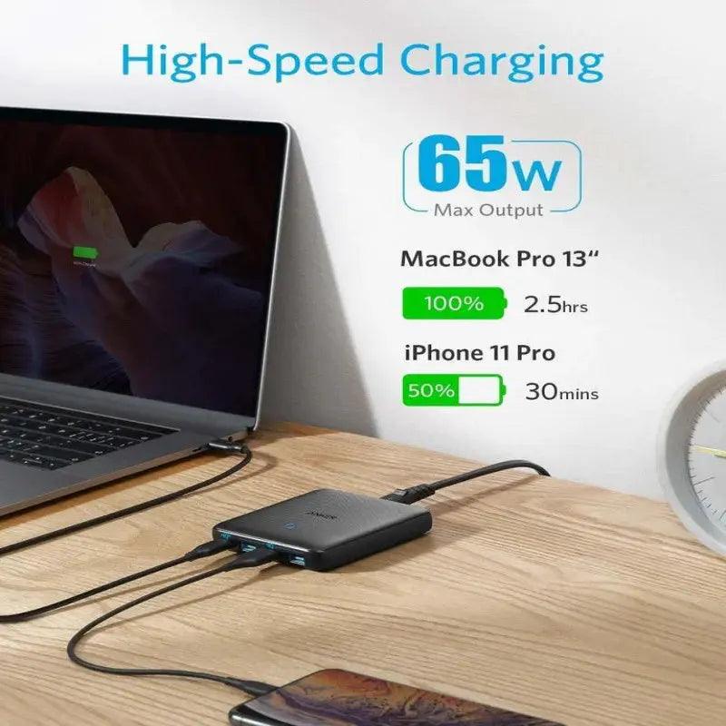 Anker PowerPort Atom III Slim (Four Ports) - osbshop.pk