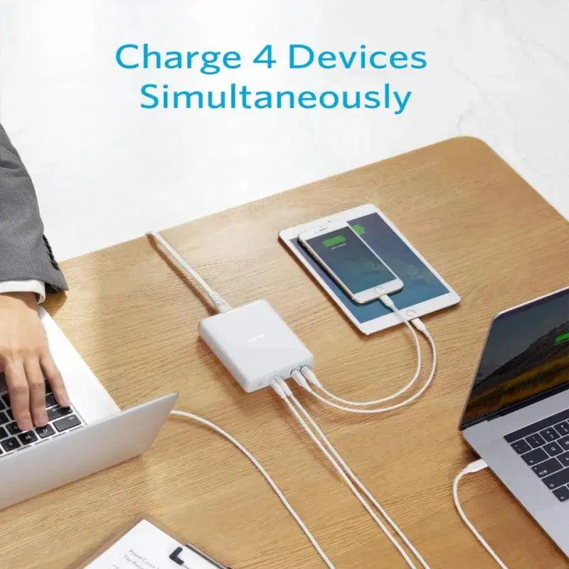 Anker PowerPort Atom PD 4 Port 100W Type-C - osbshop.pk