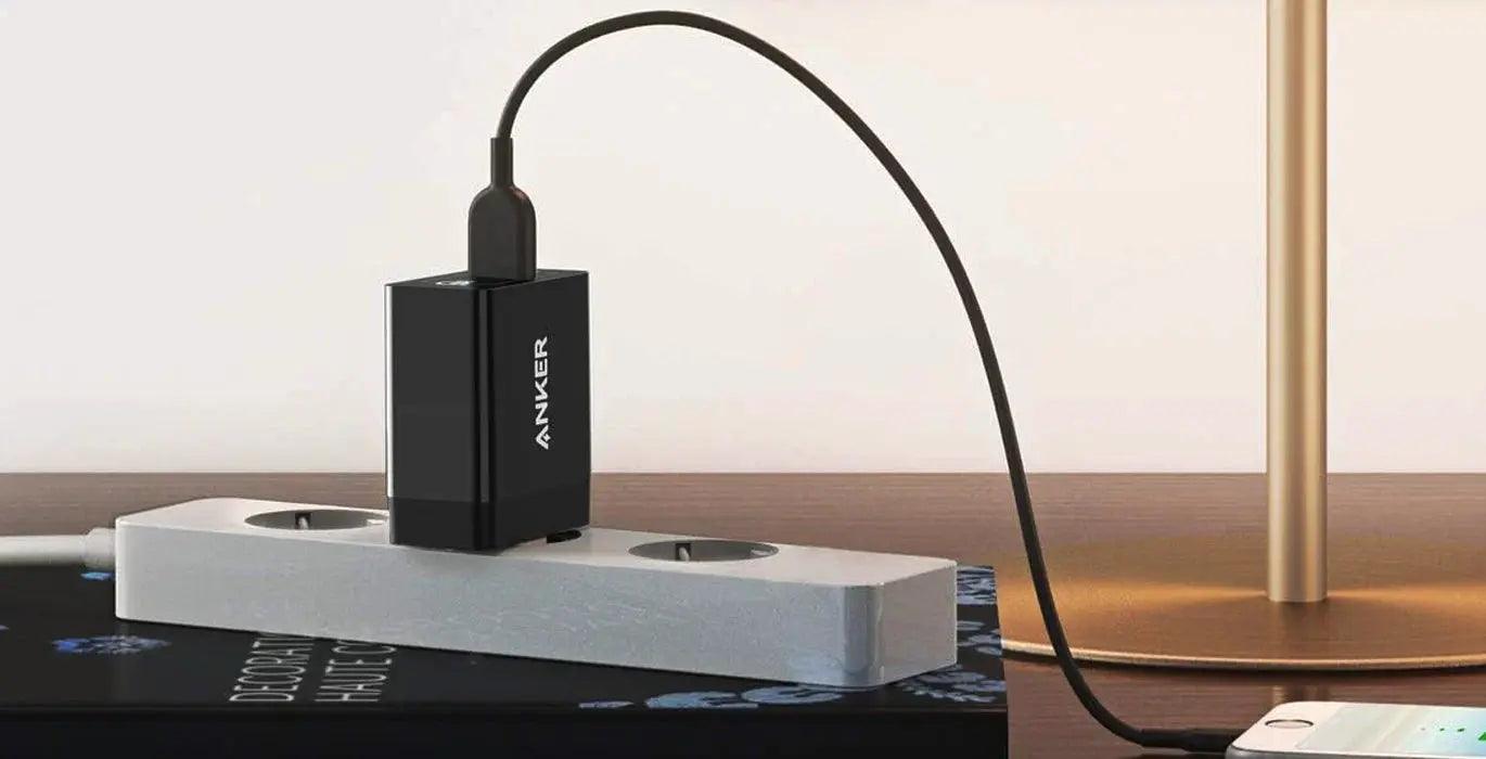 Anker PowerPort+ 1 Quick Charge 3.0 With USB-C Cable 3ft - osbshop.pk