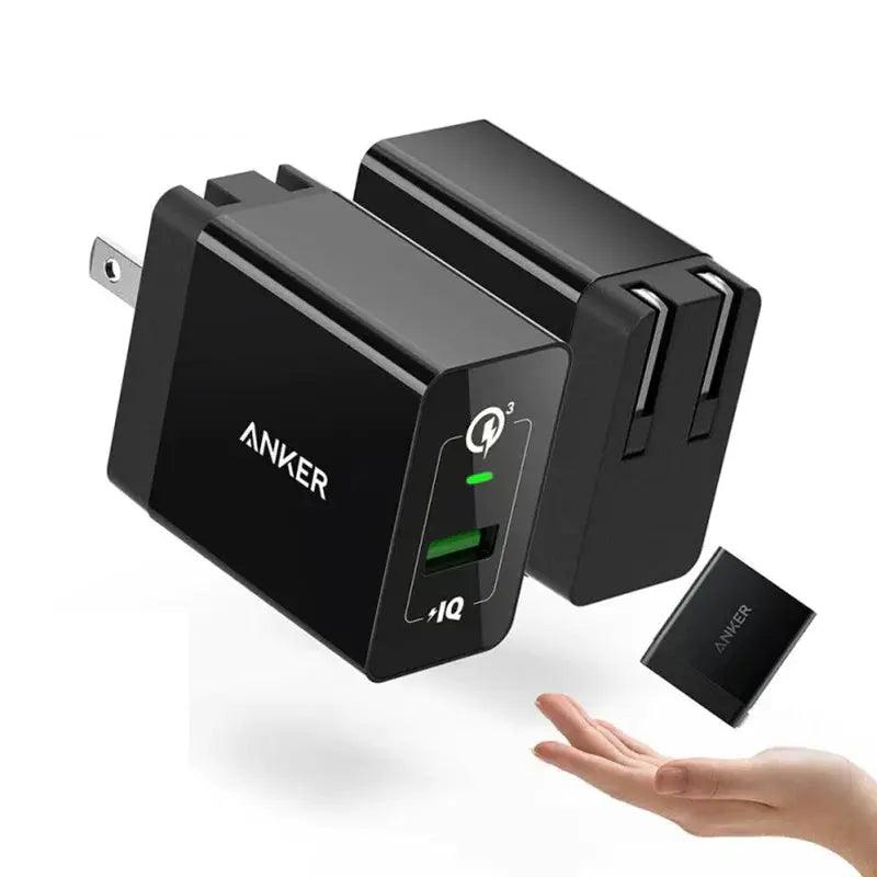 Anker PowerPort+ 1 Quick Charge 3.0 With USB-C Cable 3ft - osbshop.pk