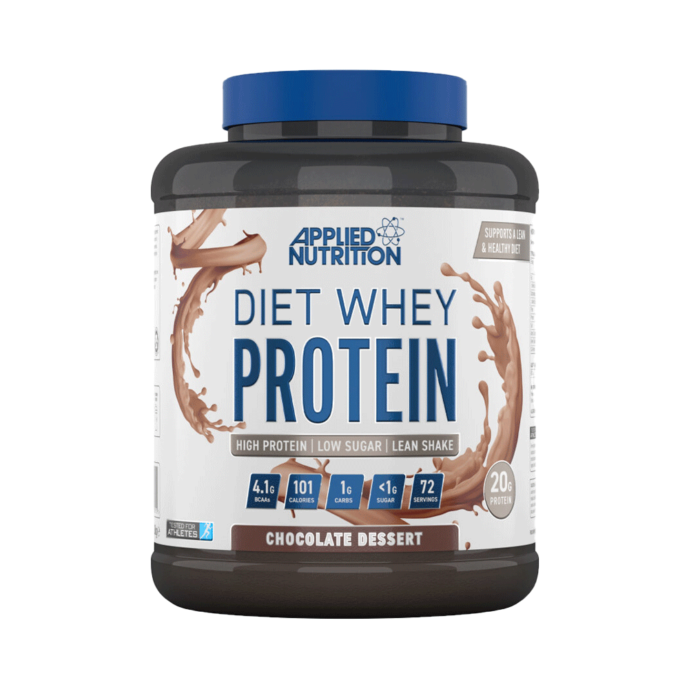 Applied Nutrition Diet Whey Protein Powder Chocolate Dessert 72 Servings 1.8kg - osbshop.pk