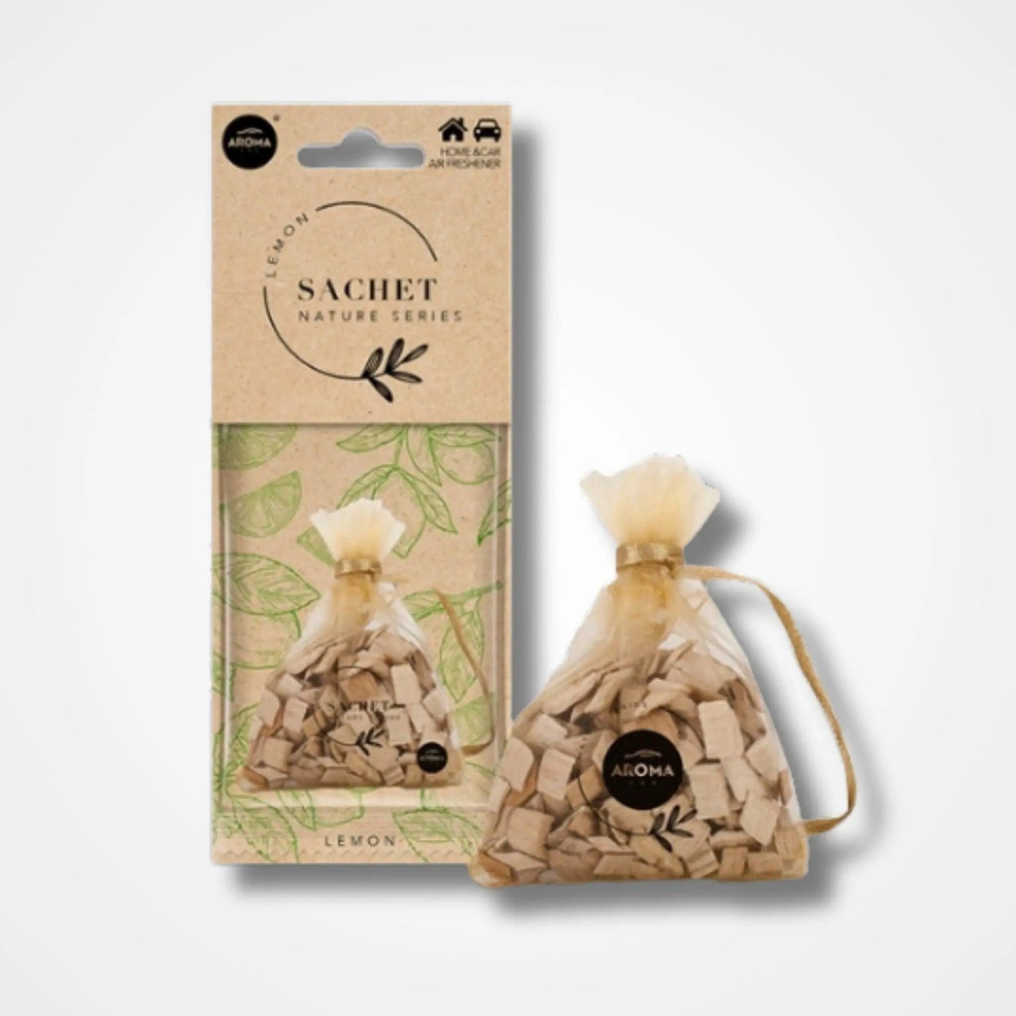 Aroma Sachet Nature Series Car Air Freshener Lemon - osbshop.pk