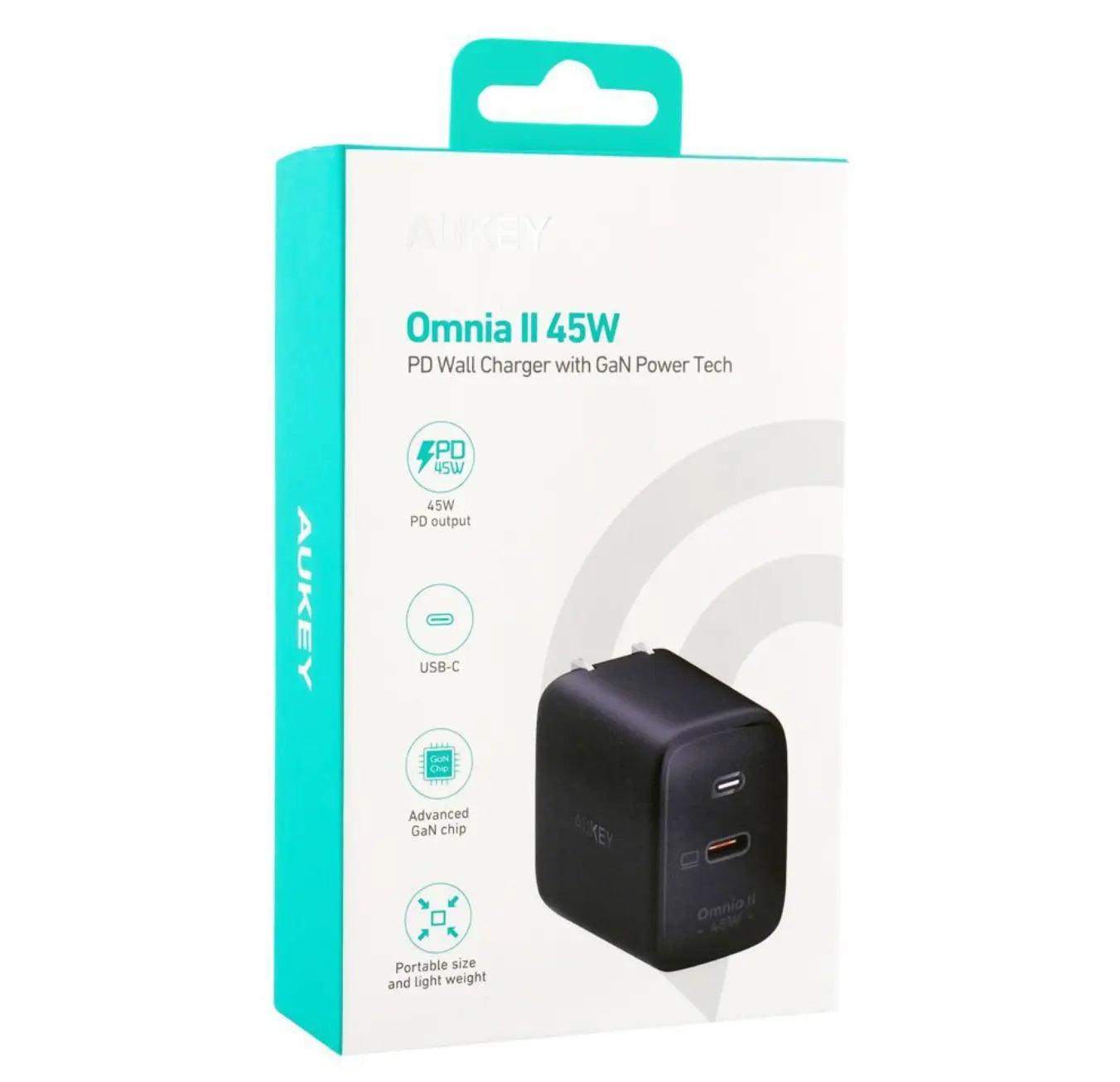 Aukey Omnia II 45W PD Wall Charger - osbshop.pk