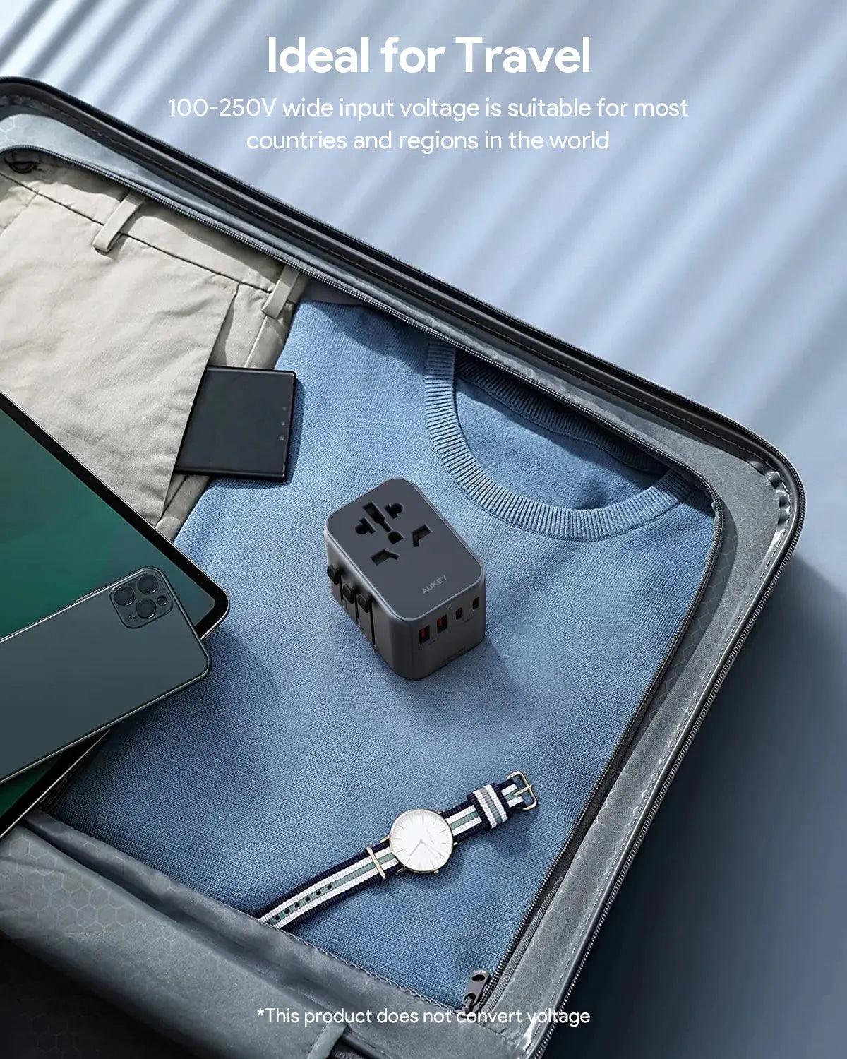 Aukey Travel Mate 35w Universal Travel Adapter - osbshop.pk
